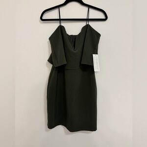 Clothes Eny Green strapless dress